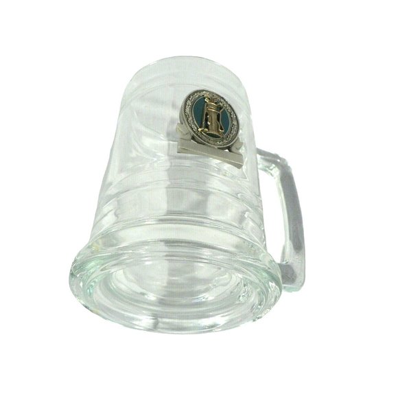 Beverage Mug Barware Pewter Golf Emblem Raised Medallion - Picture 4 of 9